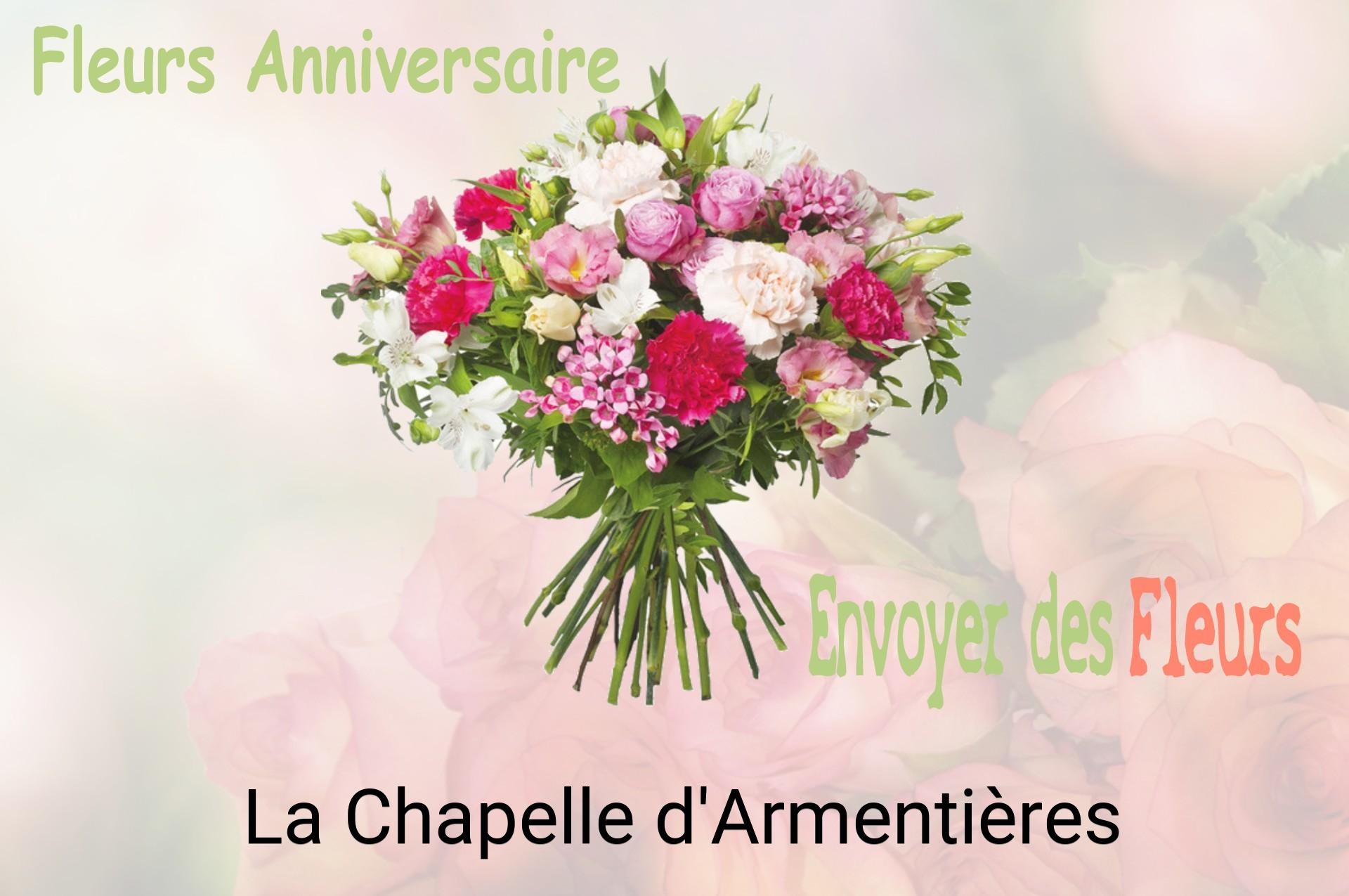Bouquet de fleurs d’anniversaire livré à La Chapelle-d'Armentières