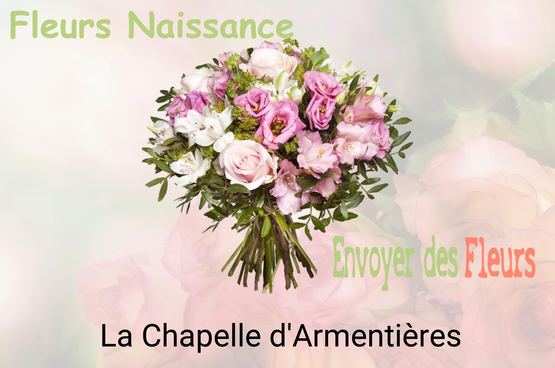 Bouquet de fleurs de naissance livré à La Chapelle-d'Armentières