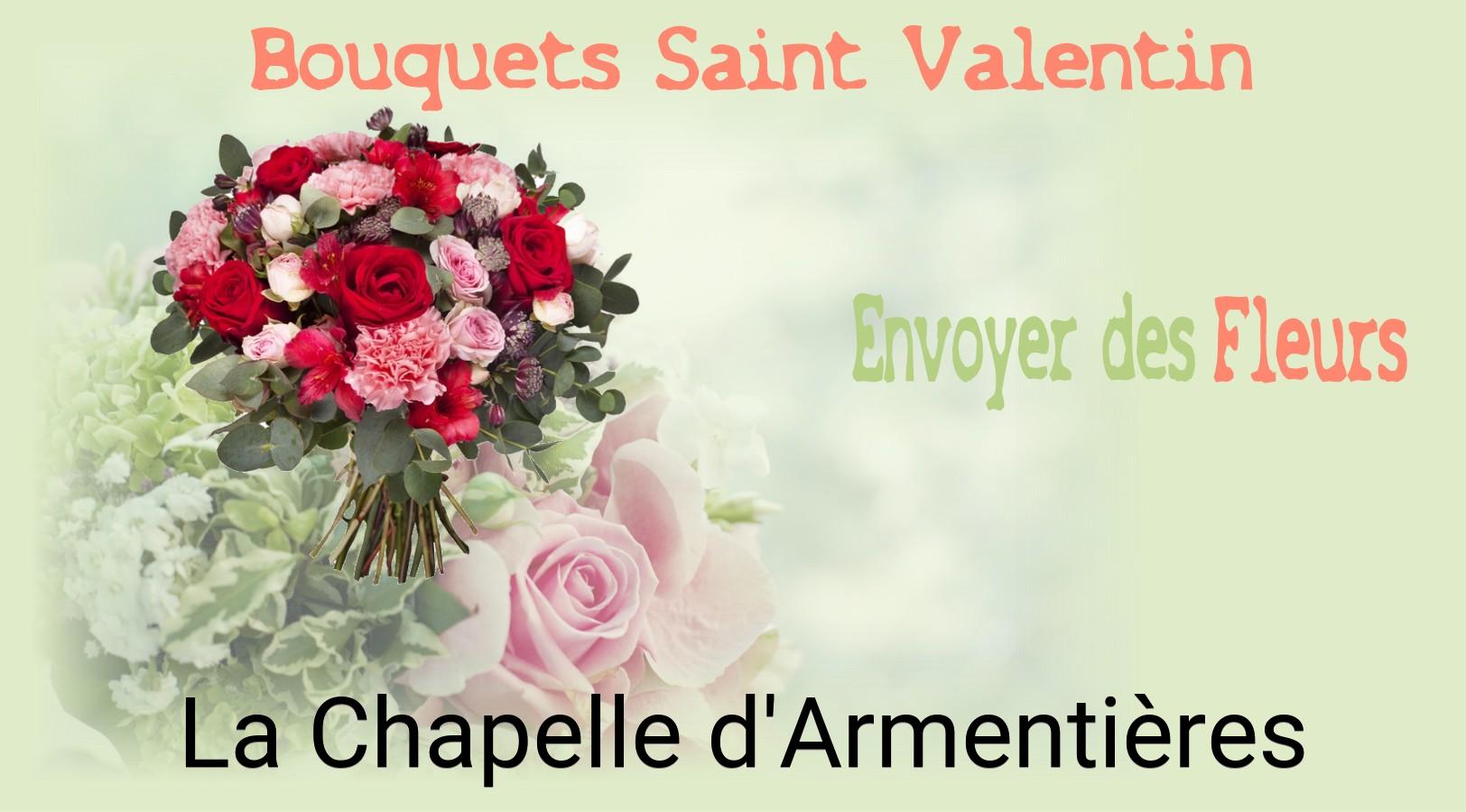 Roses de Saint-Valentin livrées à La Chapelle-d'Armentières
